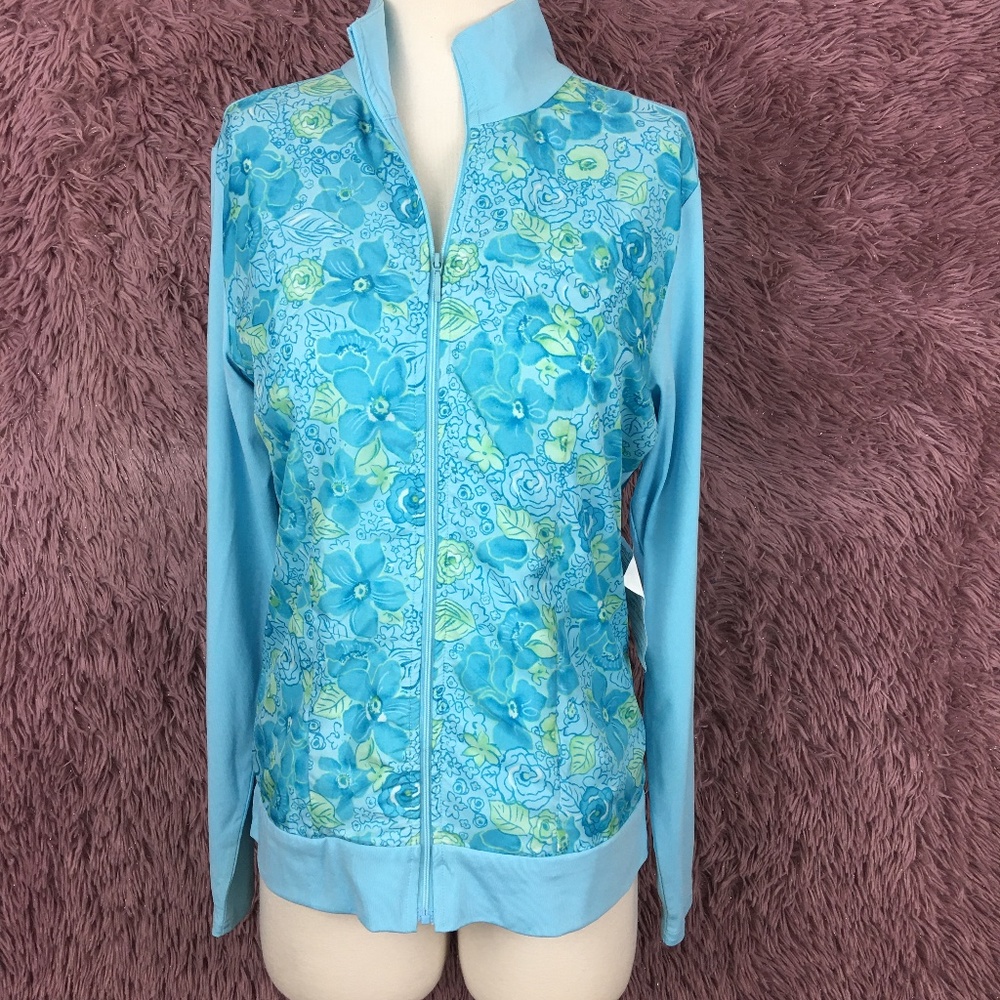 NWT Coldwater Creek Floral Light Jacket ~ Small